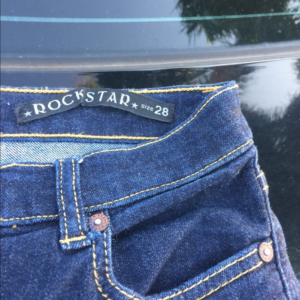 10% Off Now! RockstarOriginal.com rare Perfect Blue super jeans - Picture 4 of 6